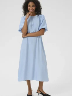 Kaffe Damen Kleid KApaco in hellblau