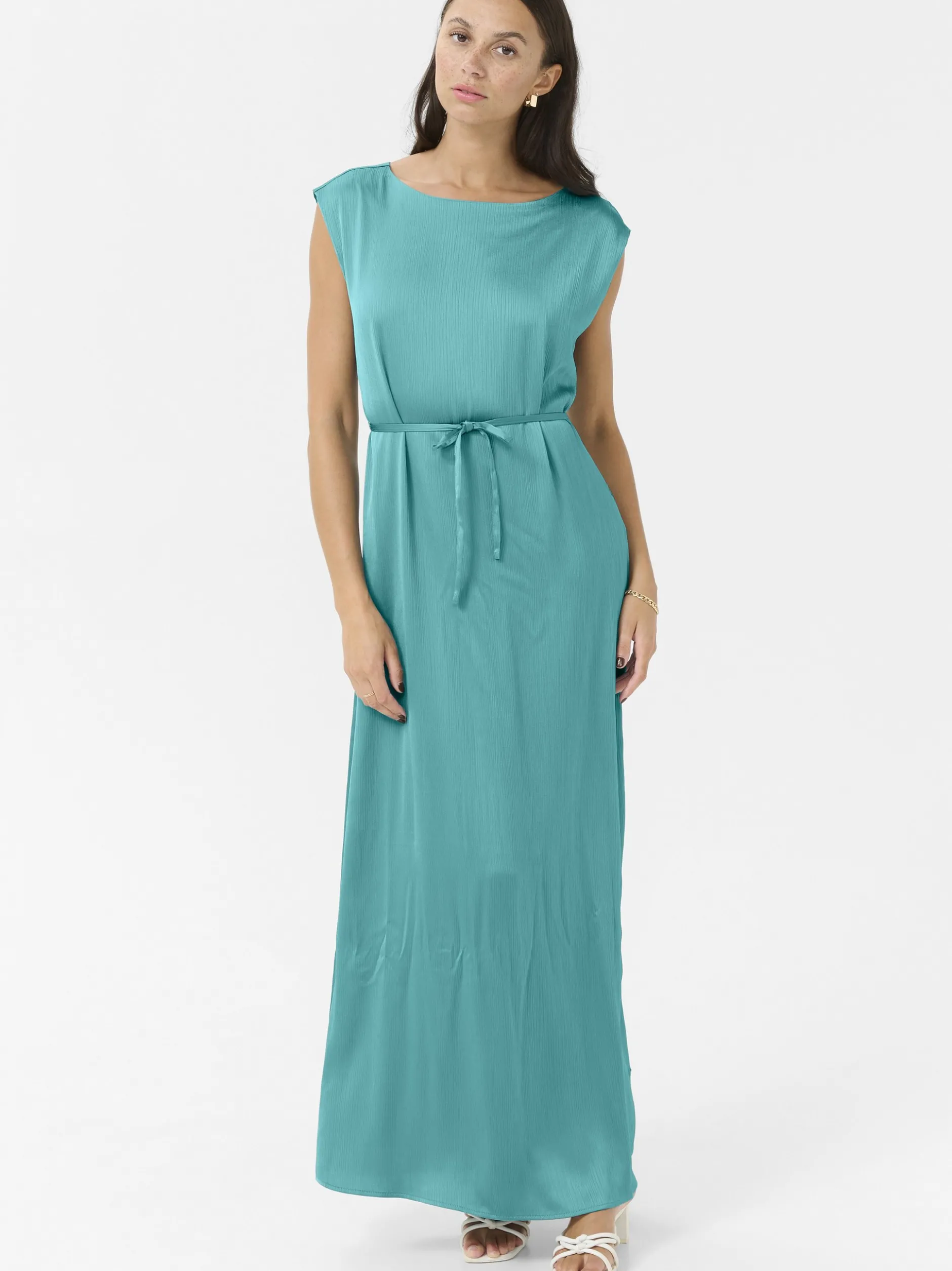 Kaffe Damen Kleid KArachel in petrol