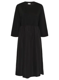 Kaffe Damen Kleid KArosa in schwarz