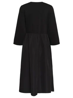 Kaffe Damen Kleid KArosa in schwarz