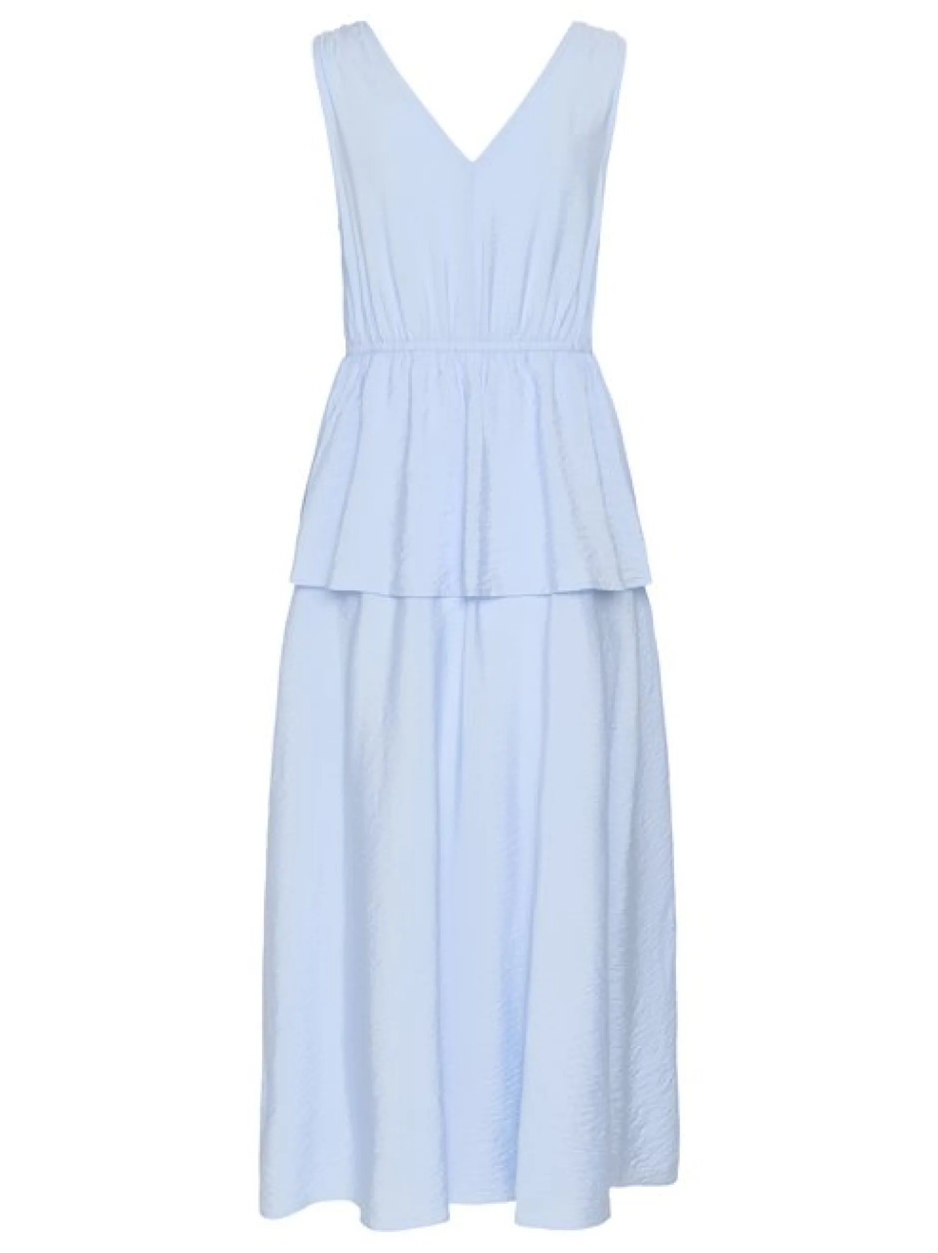 Kaffe Damen Kleid KArosie in hellblau