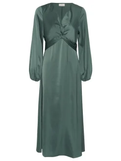 Kaffe Damen Kleid KAsadie in grün