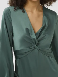 Kaffe Damen Kleid KAsadie in grün