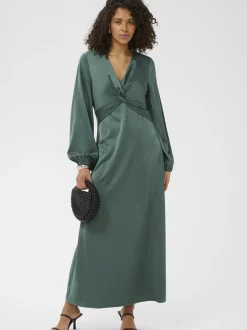 Kaffe Damen Kleid KAsadie in grün