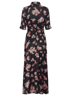 Kaffe Damen Kleid KAvelana in schwarz