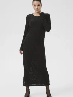Kaffe Damen Kleid KAzeverina in schwarz