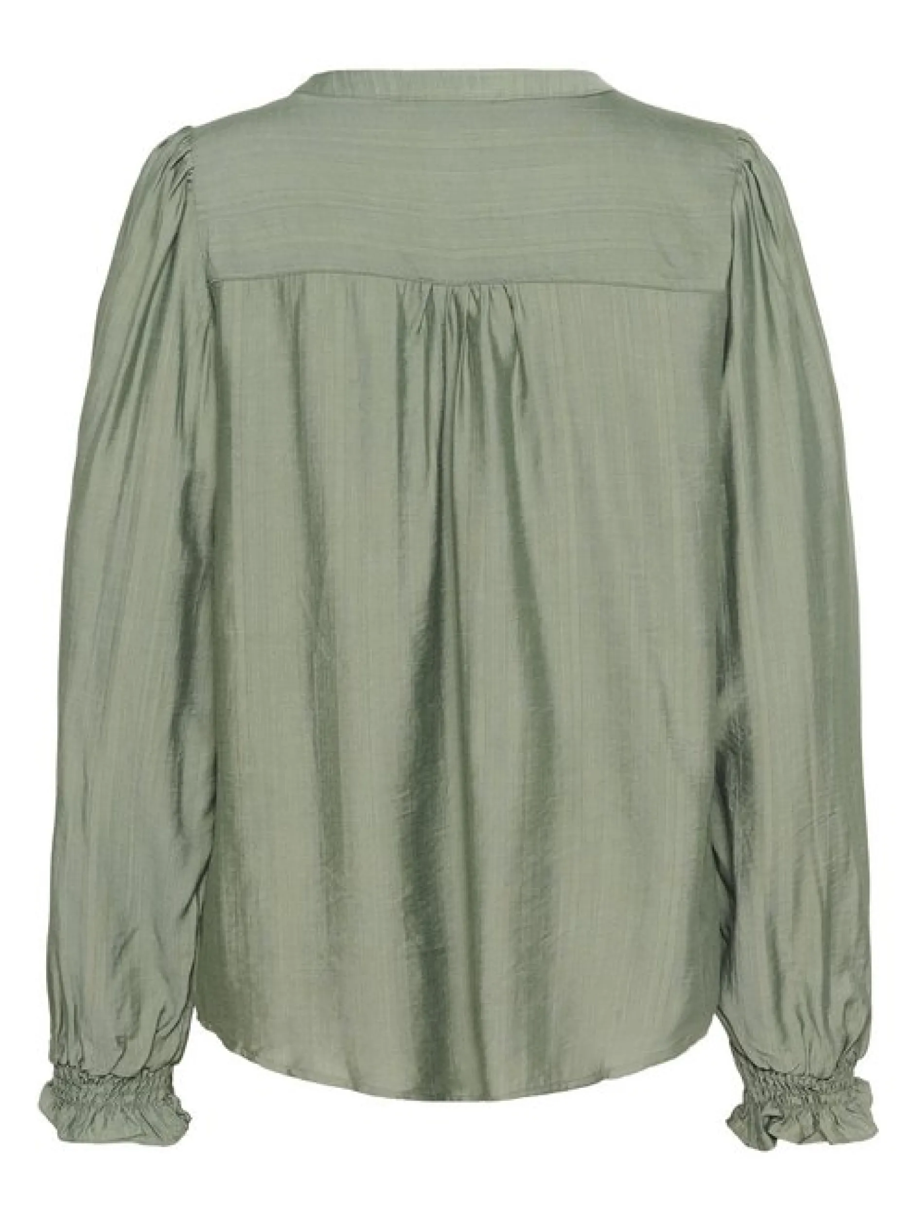 Kaffe Damen Langarm-Bluse KAmariana in grün