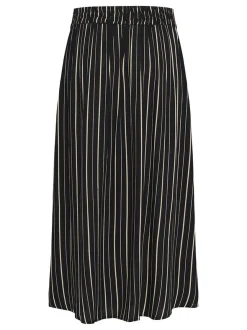 Kaffe Damen Rock BPluna Elastische Taille in schwarz