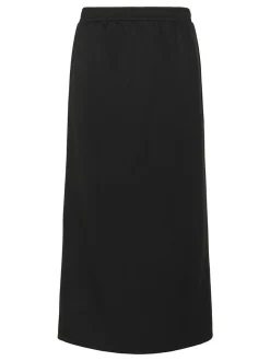 Kaffe Damen Rock KAannika Elastische Taille in schwarz