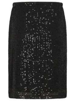 Kaffe Damen Rock KAlila in schwarz