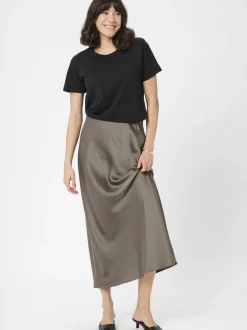 Kaffe Damen Rock KALOTTE in taupe