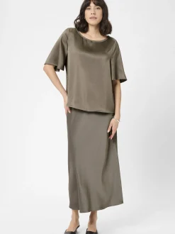 Kaffe Damen Rock KALOTTE in taupe