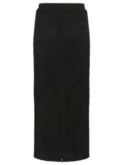 Kaffe Damen Rock KAsmilla Hohe Taille in schwarz