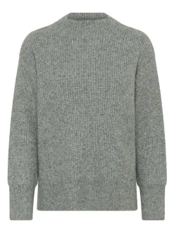Kaffe Damen Strickpullover KAelina in grau