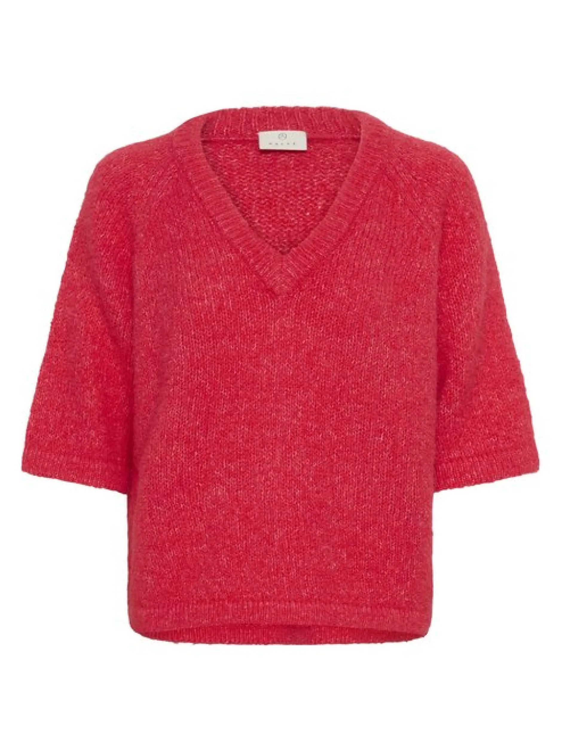 Kaffe Damen Strickpullover KAemilie in himbeer