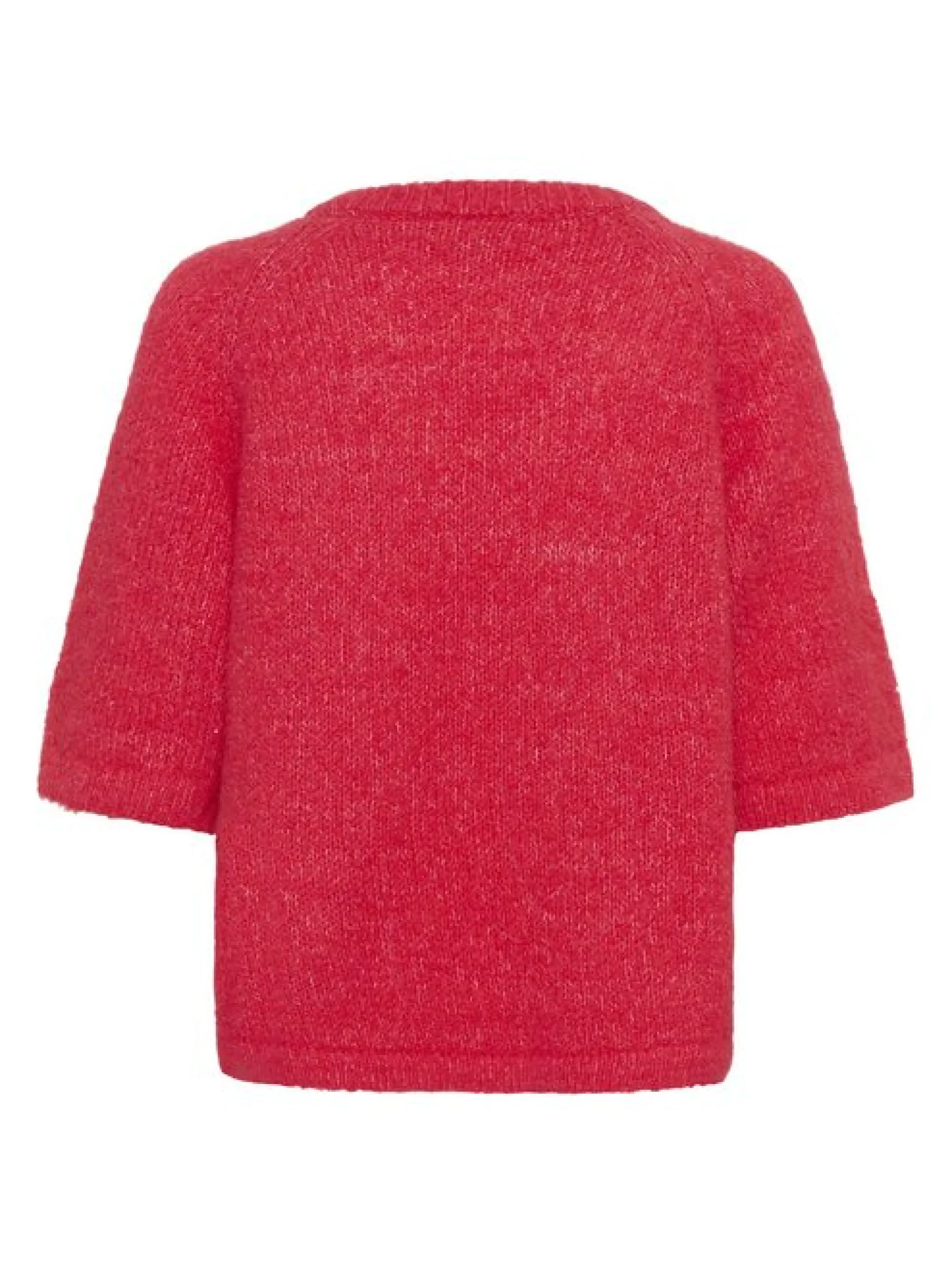 Kaffe Damen Strickpullover KAemilie in himbeer
