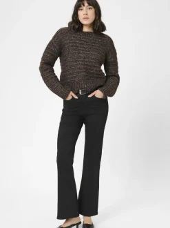 Kaffe Damen Strickpullover KAmarena in mocca