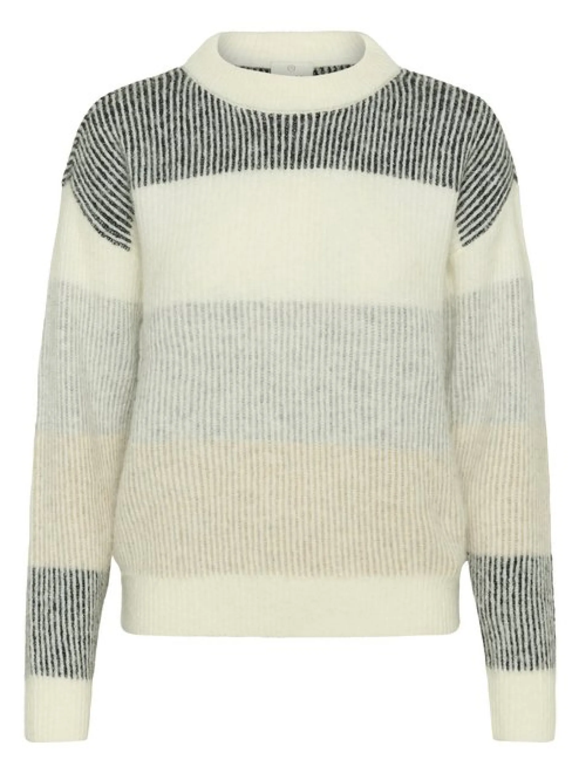 Kaffe Damen Strickpullover KAneve in weiß