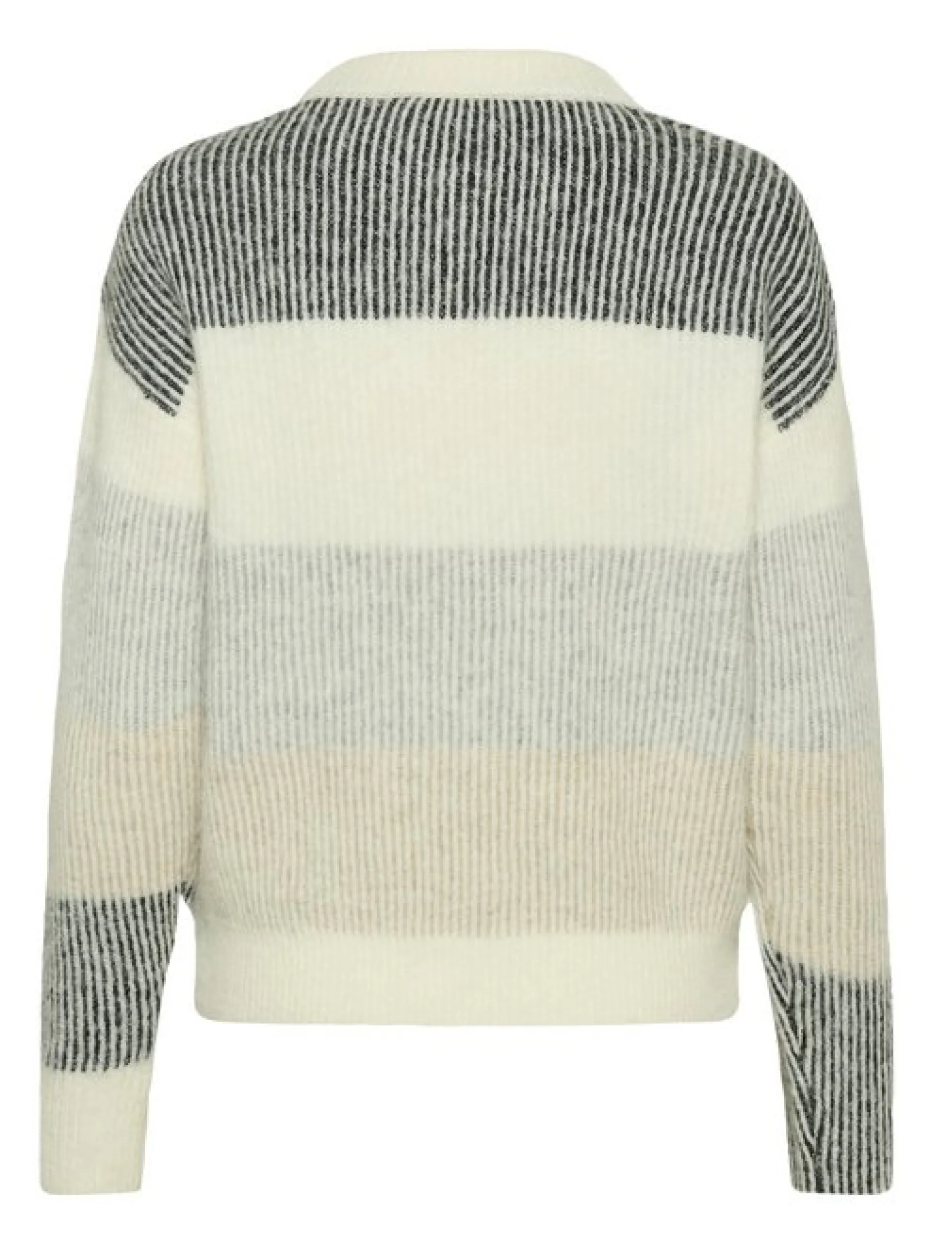 Kaffe Damen Strickpullover KAneve in weiß