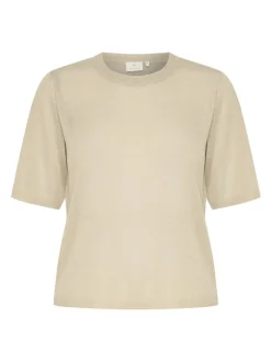 Kaffe Damen Strickshirt KAlinn in beige