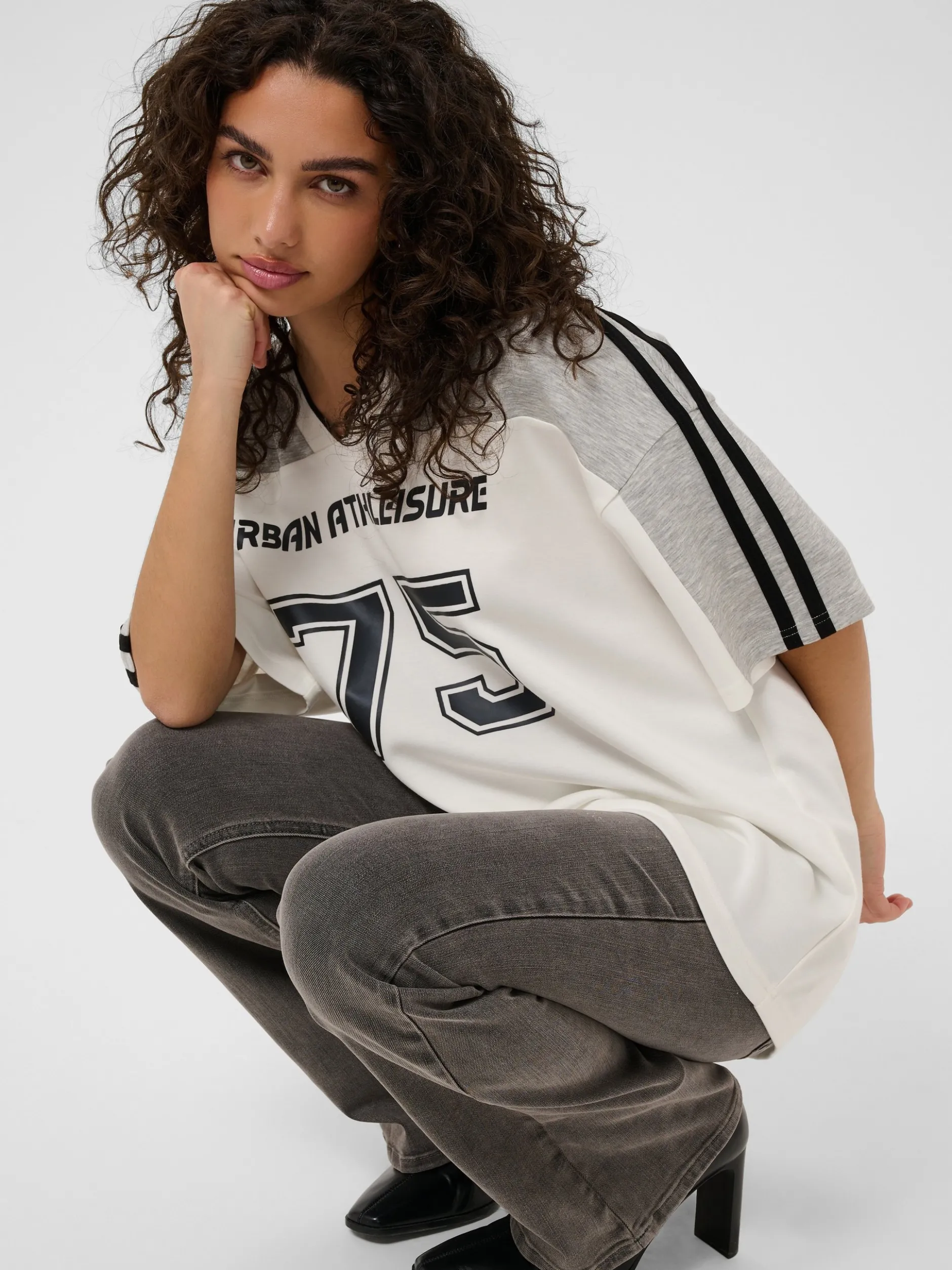 Kaffe Damen T-Shirt KAashley in weiß