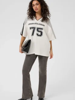 Kaffe Damen T-Shirt KAashley in weiß