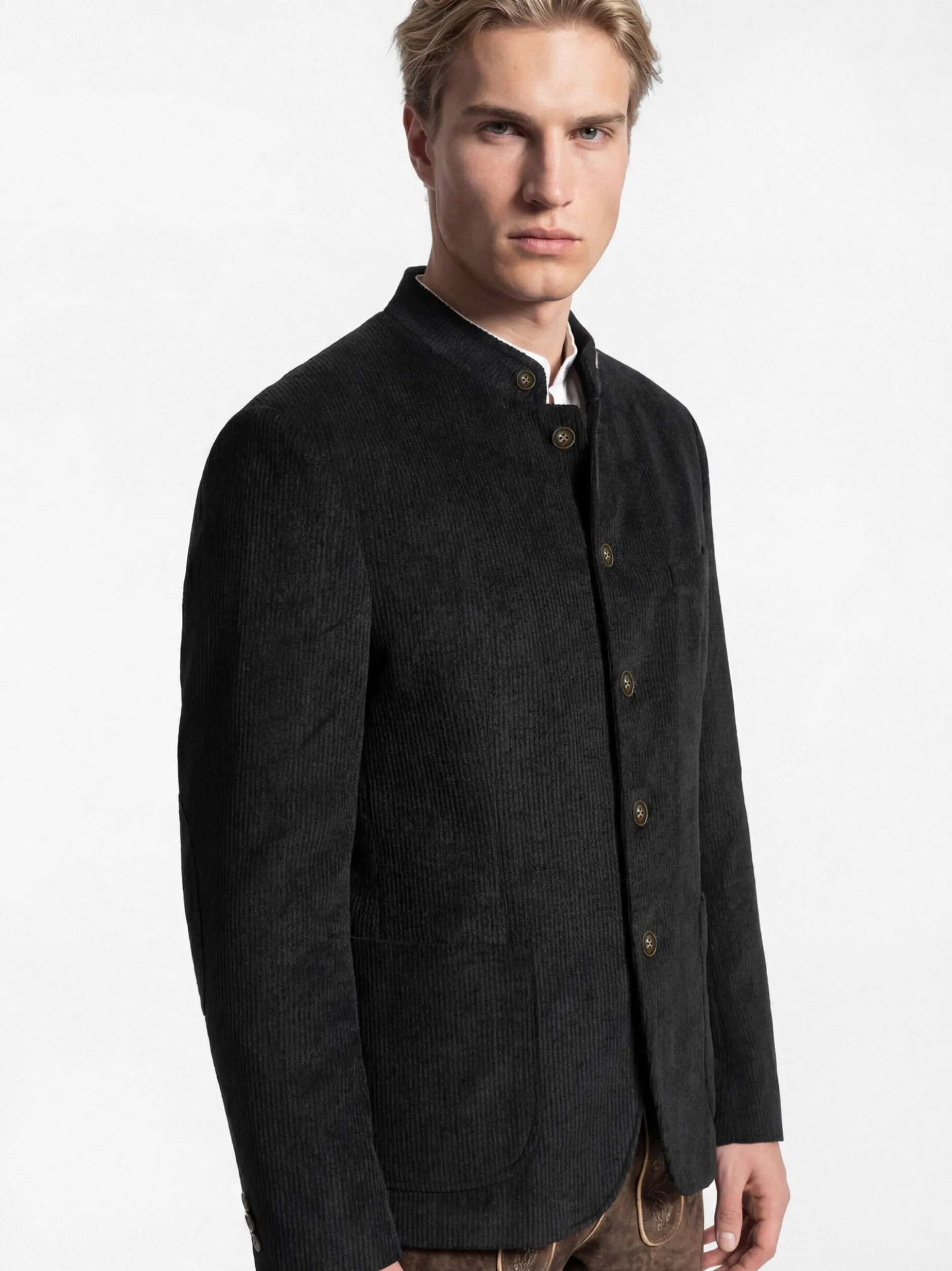KaiserLich Herren Trachtenjacke - 5435 in schwarz