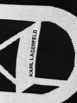 KARL LAGERFELD Damen Pullover in schwarz