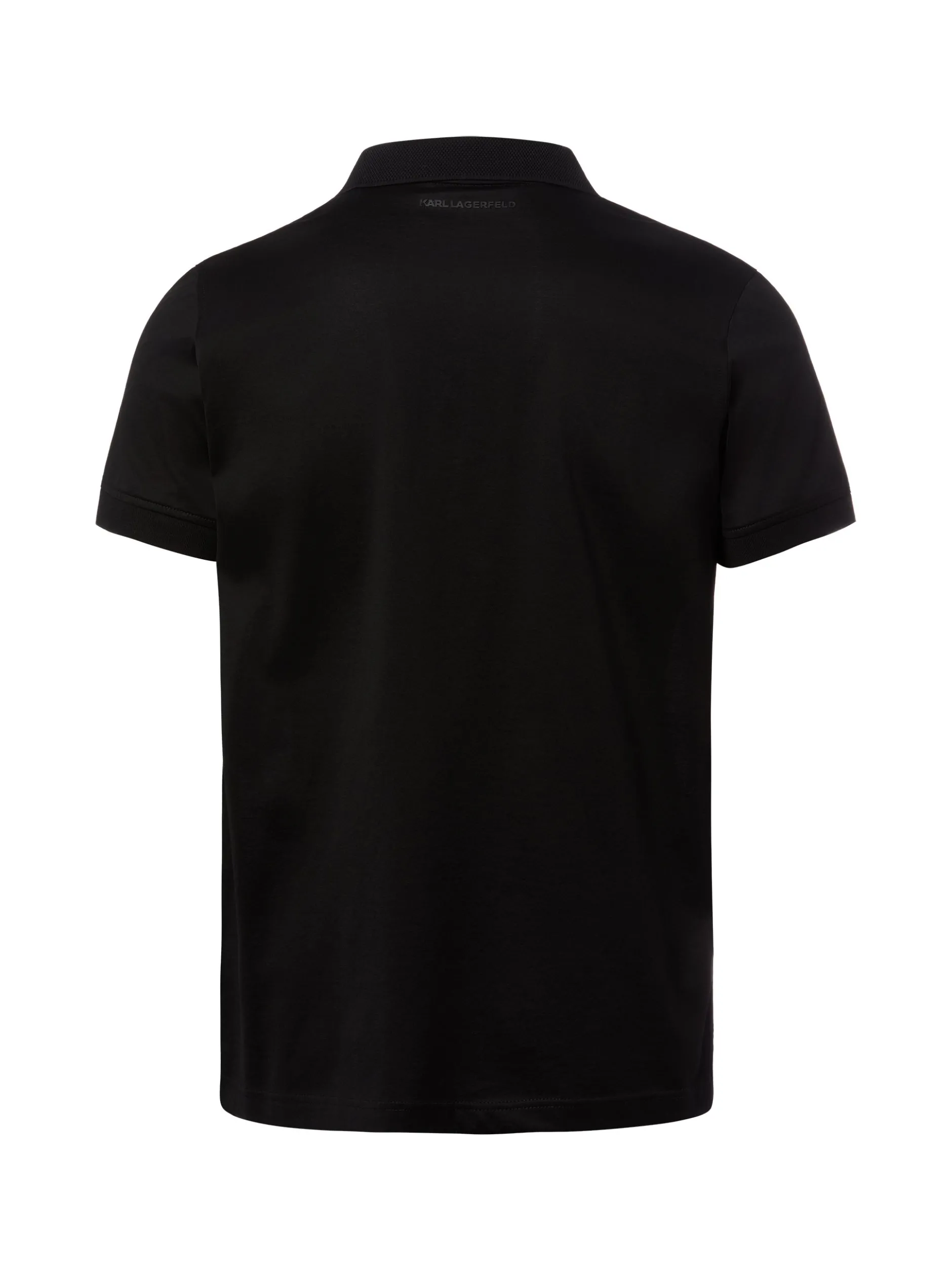 KARL LAGERFELD Herren Poloshirt in schwarz