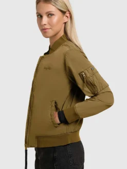 Khujo Damen Bomberjacke - Denz in khaki