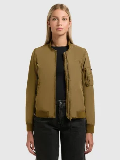 Khujo Damen Bomberjacke - Denz in khaki