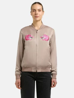 Khujo Damen Collegejacke - Ruby in beige