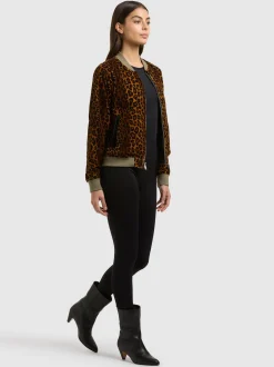 Khujo Damen Collegejacke - Ruby in grün