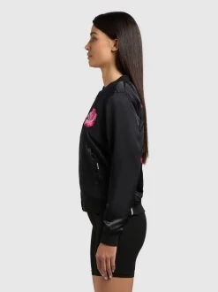 Khujo Damen Collegejacke - Ruby in schwarz