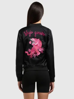 Khujo Damen Collegejacke - Ruby in schwarz