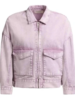 Khujo Damen Jeansjacke - Nelina in lila