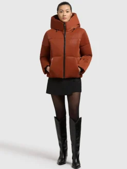 Khujo Damen Steppjacke - Audrey Shiny in terra