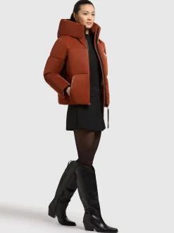 Khujo Damen Steppjacke - Audrey Shiny in terra