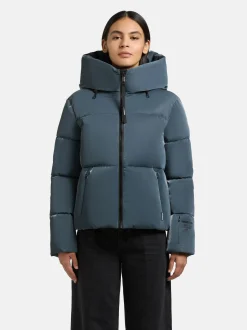 Khujo Damen Steppjacke - Audrey Shiny in blau