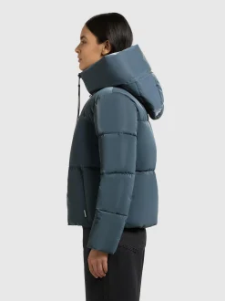 Khujo Damen Steppjacke - Audrey Shiny in blau