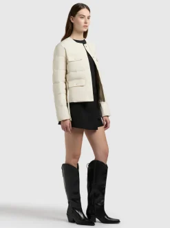 Khujo Damen Steppjacke - Cinnia in sand