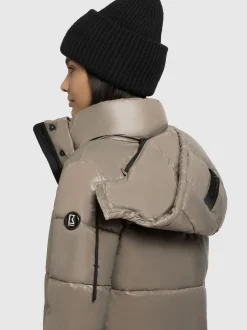 Khujo Damen Steppjacke - Jadet2-YM in beige
