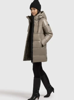 Khujo Damen Steppjacke - Jadet2-YM in beige