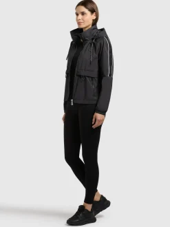Khujo Damen Windbreaker - Olia in schwarz