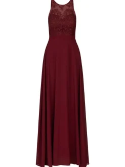 Kraimod Damen Abendkleid in bordeaux - Länge: lang