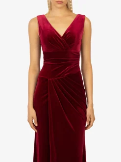 Kraimod Damen Abendkleid in bordeaux - Länge: lang