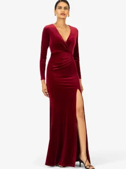 Kraimod Damen Abendkleid in bordeaux - Länge: lang