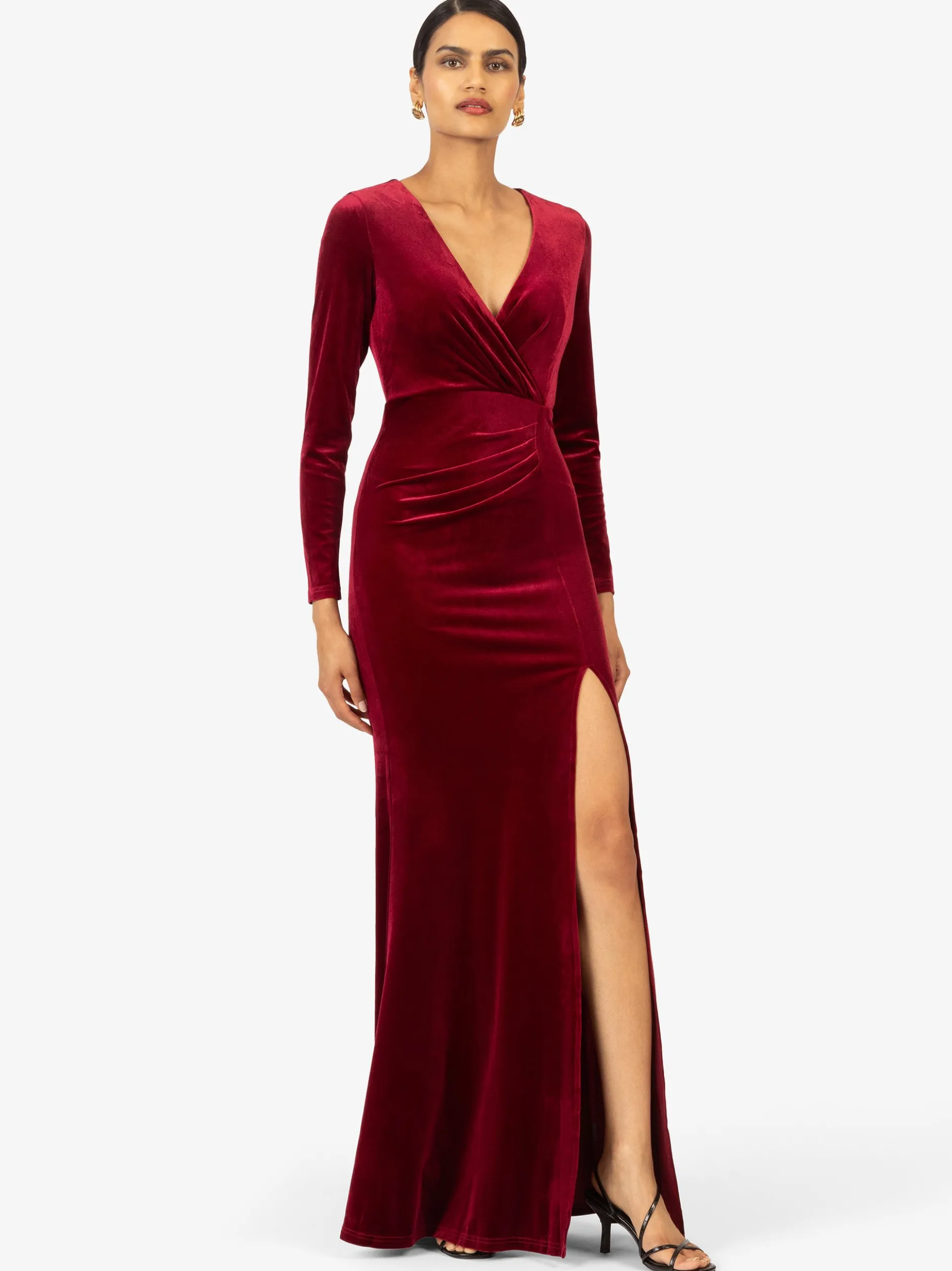 Kraimod Damen Abendkleid in bordeaux - Länge: lang