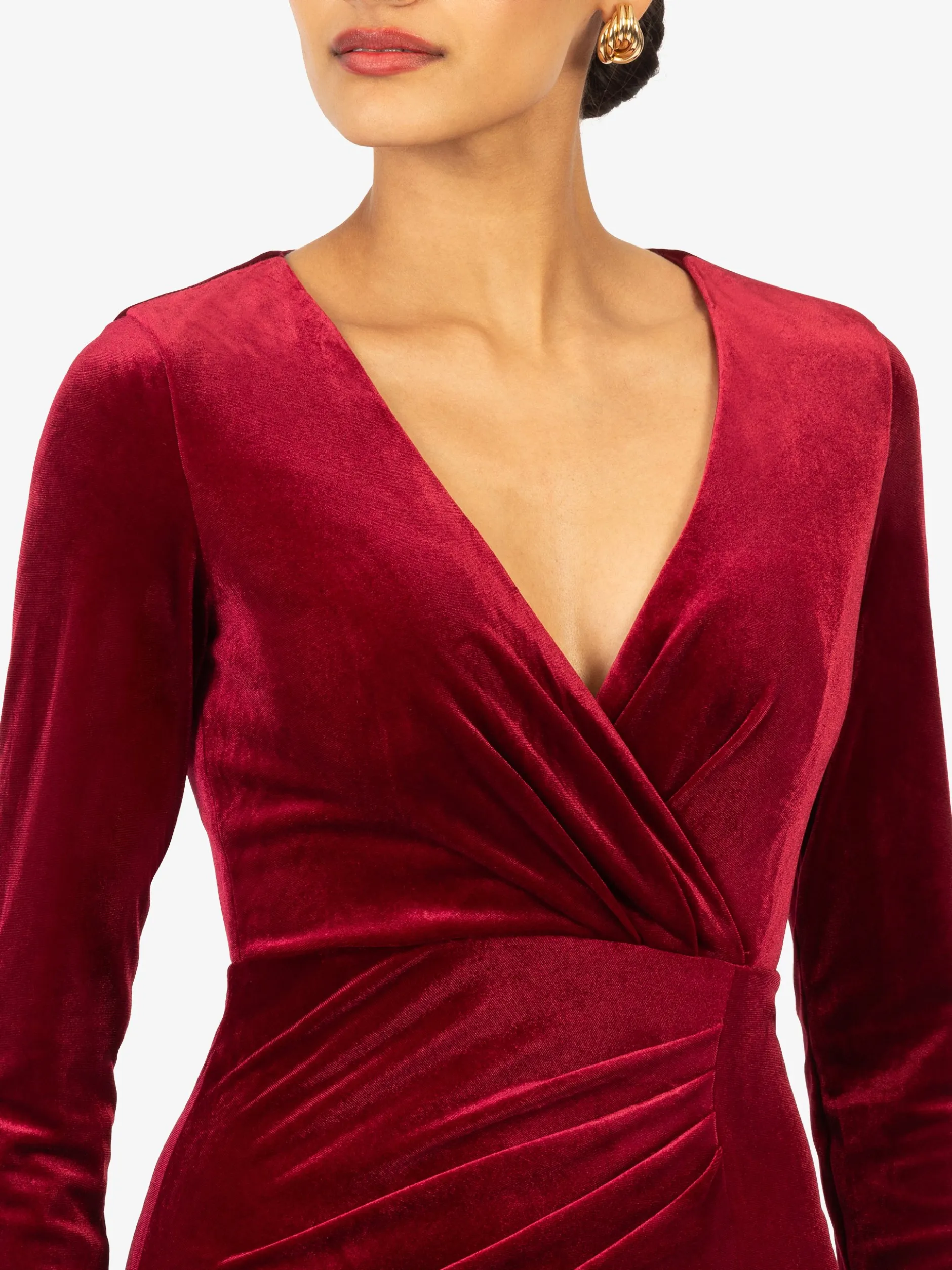 Kraimod Damen Abendkleid in bordeaux - Länge: lang