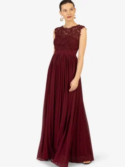 Kraimod Damen Abendkleid in bordeaux - Länge: lang